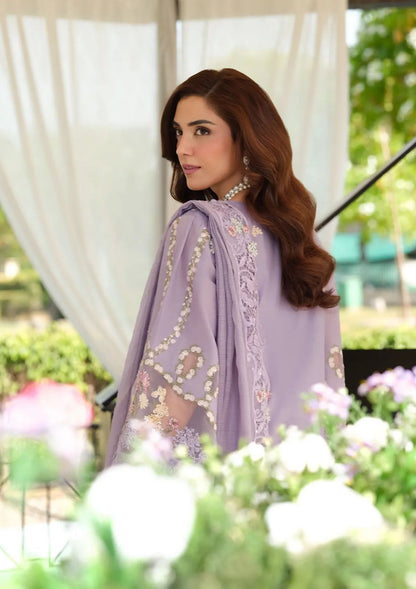 💜 Luxury Embroidered 3-Piece Airjet Lawn Suit